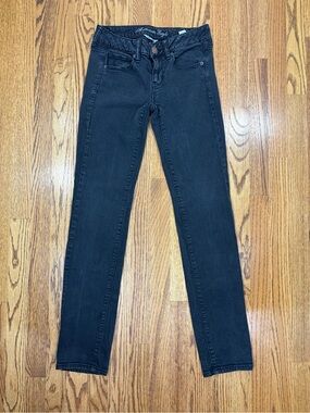American Eagle Black Super Stretch Skinny Jeans (6)